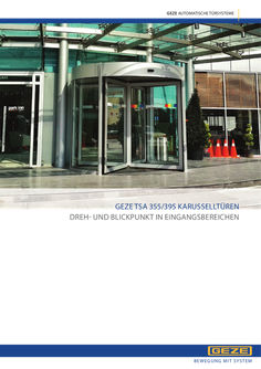 Produktbroschüre Karusselltürsysteme TSA 355/395