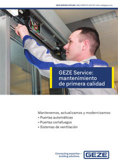 Folleto GEZE Service