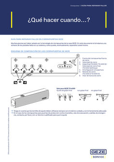 Guía de corrección de errores de cierrapuertas