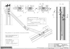 Installation plan safety scissors no 35 synthetic profile