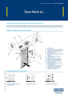 Guide de dépannage des automatismes de portes battantes automatiques