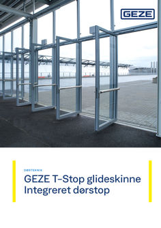 Produktsalg flyer GEZE T-Stop