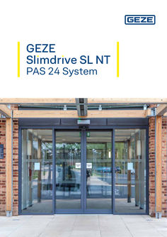 GEZE Slimdrive SL NT PAS 24 System Brochure
