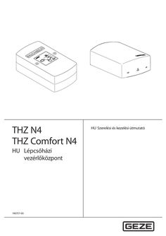 Telepítési utasítások THZ N4 / THZ Comfort N4