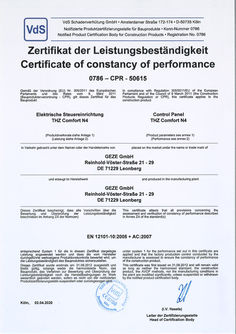 CPR Certificate THZ Comfort N4