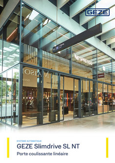 GEZE Slimdrive SL NT Product Sales Flyer FR