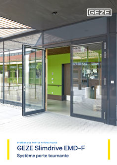GEZE Slimdrive EMD-F Product Sales Flyer FR