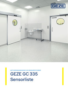 Produktdatablad GC 335 Sensorliste