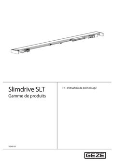 Vormontageanleitung Slimdrive SLT, Slimdrive SLT-FR 2 M