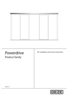 Montage- und Serviceanleitung Powerdrive PL, Powerdrive, PL-FR