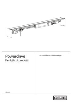 Vormontageanleitung Powerdrive PL, Powerdrive, PL-FR