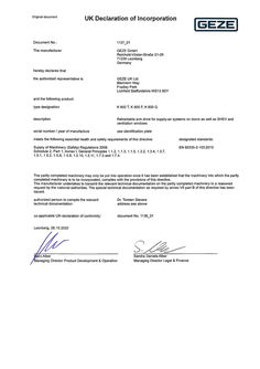 UK Declaration of incorporation