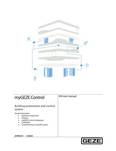 myGEZE Control manual