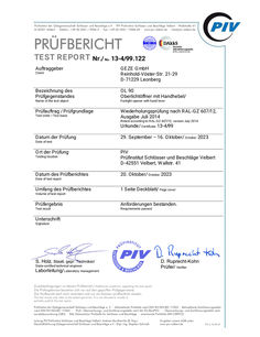 Prüfbericht OL 90 N