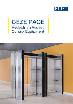 GEZE PACE flow control systems