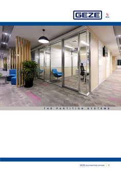 GEZE Dela modular partition wall systems