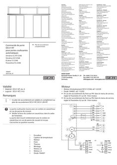 Plan de raccordement complémentaire Slimdrive SLT-CO48