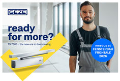 TS 7000 : GEZE présente son nouveau ferme-porte au salon FENSTERBAU FRONTALE