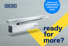 GEZE press kit featuring the highlights from FENSTERBAU FRONTALE 2026