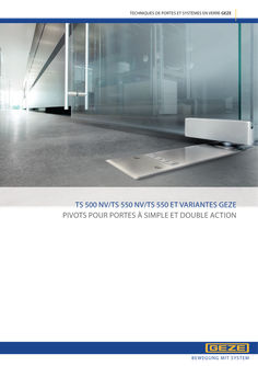 Brochure produit pivot de sol portes à simple action et portes à double action