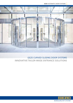 Product brochure GEZE curved sliding door systems Slimdrive SC/SCR