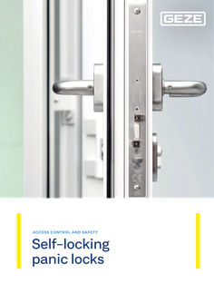 GEZE IQ locks self-locking panic locks