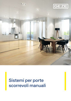Kit sistema scorrevole manuale GEZE