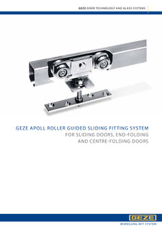 Product brochure Apoll roller sliding fitting system