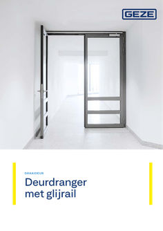 Deurdranger met glijrail