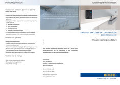 Flyer, Folder ECturn draaideuraandrijving