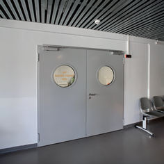 Door closer TS 5000 in the entrance hall of Sports Hall in Zadar, Croatia.