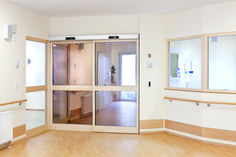 ECdrive sliding door system, installed at Integra care homes, Ronnenberg, Germany