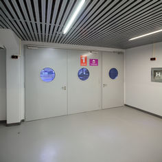 Door closer TS 5000 in the entrance hall of Sports Hall in Zadar, Croatia.