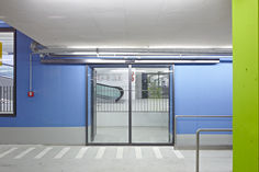 ECdrive sliding door system in the shopping centre City Point in Füstenfeldbruch, Germany