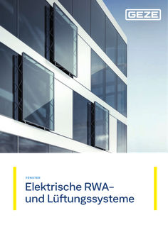 GEZE elektrische RWA- und Lüftungssysteme