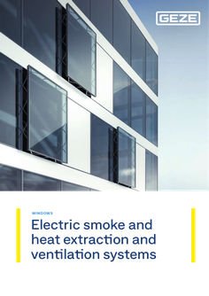 Electric smoke and heat extraction systems and ventilation systems
