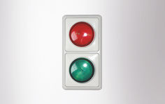 Indicator lamp - traffic light flush-mounting