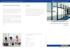 Flyer Safety standard EN 16005