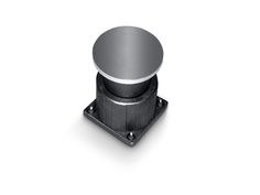 Magnetic counterplate spring buffer