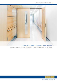 Brochure produit Ferme-porte intégré, Boxer