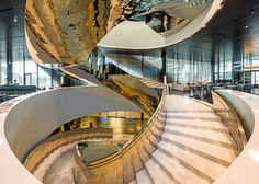 Automatic sliding doors in the DC Tower 1