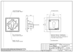 Produktmaßzeichnung Schlüsseltaster SCT
