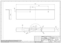 Drawing GC 365 / GC 341, ceiling bracket