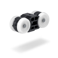 Roller carriage without suspension bolt