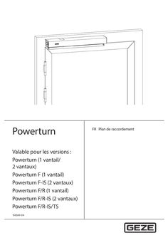 Plan de raccordement Powerturn