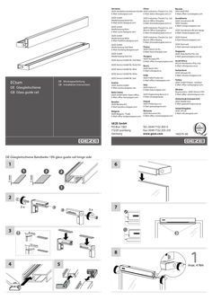 ECturn glass guide rail