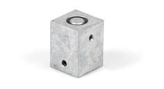 Drilling template for connecting tube