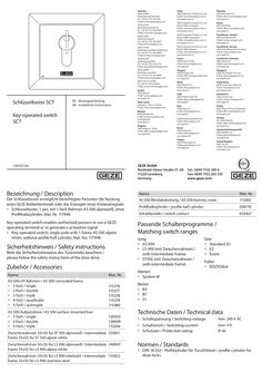 Schlüsseltaster SCT DE_EN