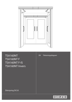 TSA 160 NT TSA 160 NT F SA 160 NT F- IS TSA 160 NT Invers
