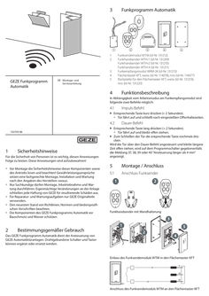 GEZE-Funkprogramm Automatik